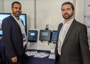 David from Izasa (pictured left) with Daniel from Pi at ENEG