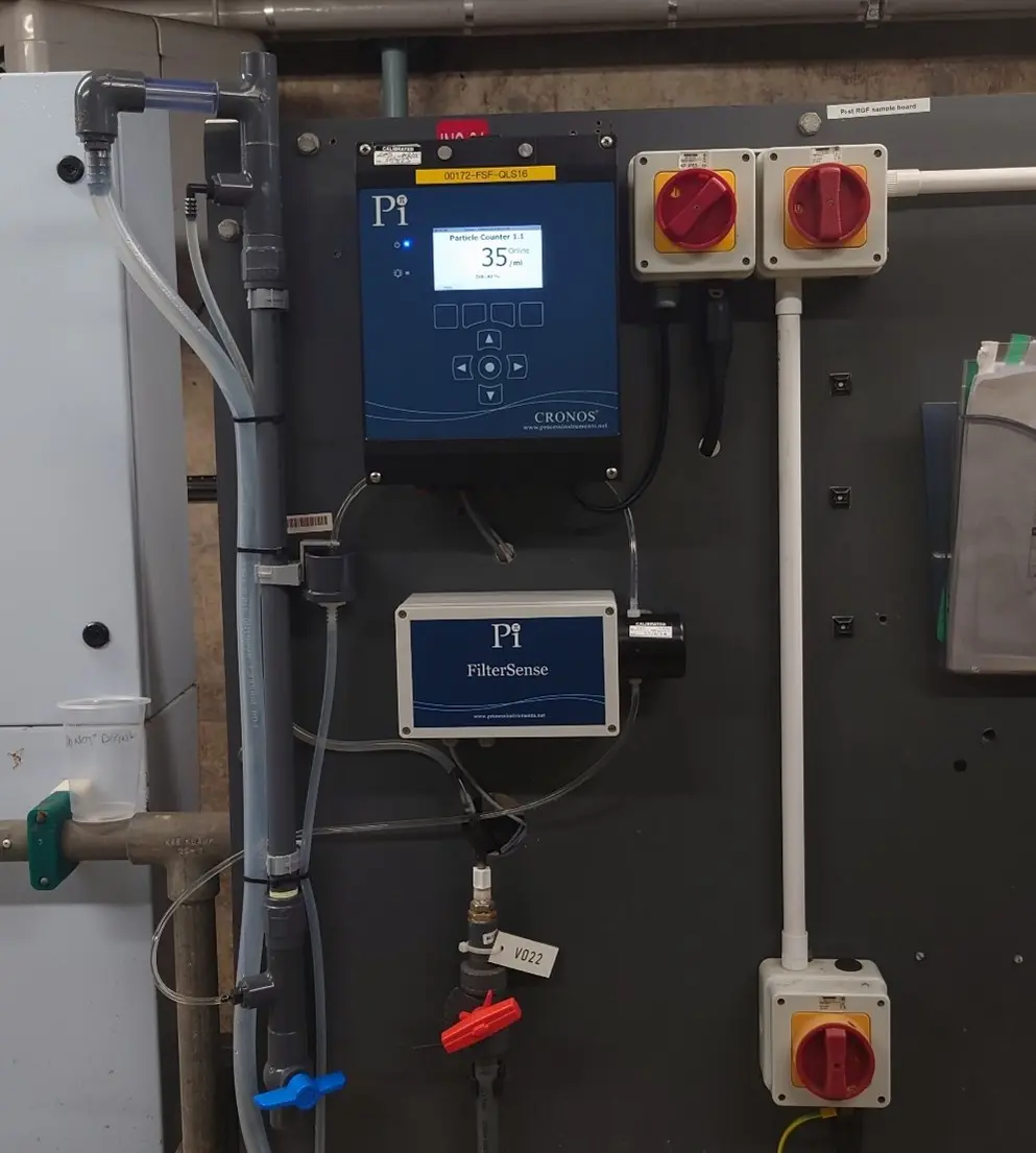 Particle Counter, Welsh Water