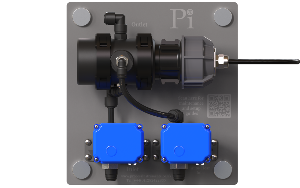 Pi UV probe flow cell