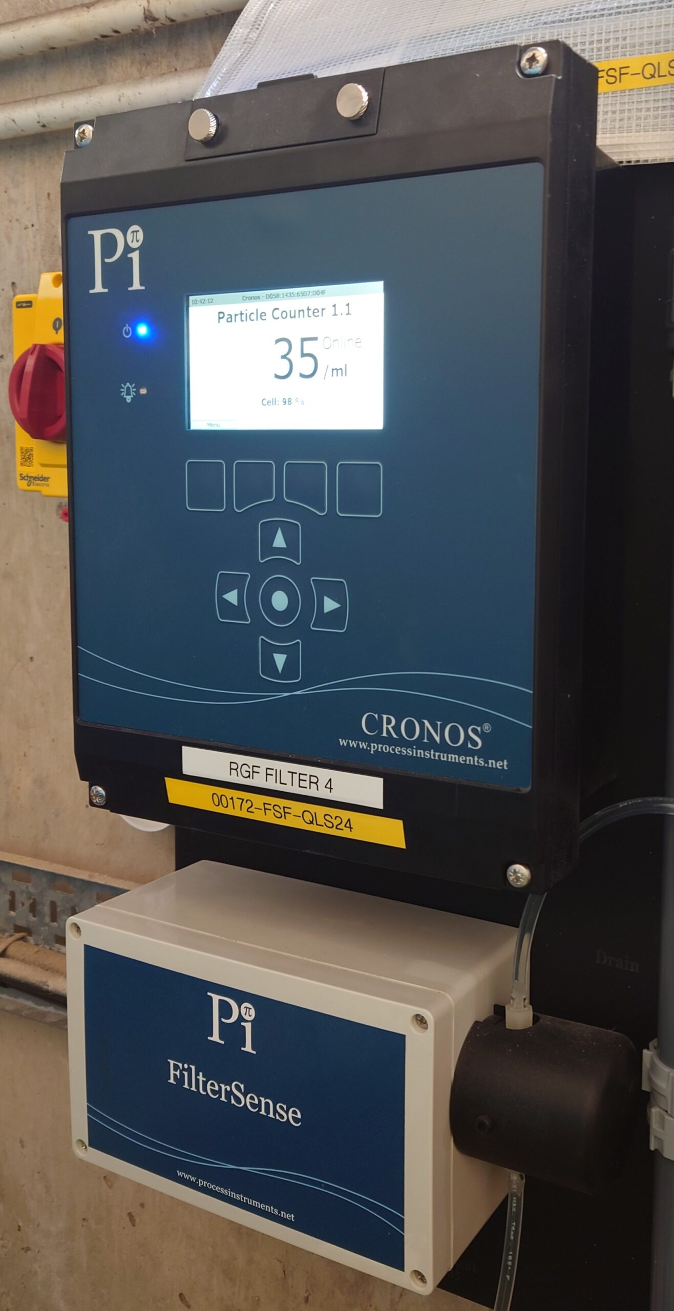 Particle Counter Servicing Visit